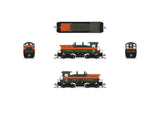EMD NW2 - Standard DC - Stealth -- Great Northern #159 (Simplified, Omaha Orange, green)-2