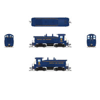 EMD SW7 - Sound and DCC - Paragon4(TM) -- Norfolk & Western #3358 (blue, yellow, Hamburger Logo)