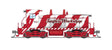 EMD SW7 - Sound and DCC - Paragon4(TM) -- Santa's Workshop #1 (Christmas, red, white)-1