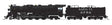 Santa Fe 4-8-4 Northern - Sound, DCC and Smoke - Paragon4(TM) -- Santa Fe #3759 (In-Service, black, silver, white)-1