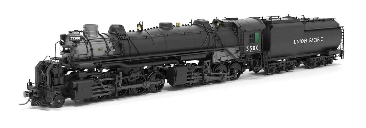 Class SA-C-2 2-8-8-0 Bullmoose - Post-1944 - Sound and DCC - Paragon4(TM) -- Union Pacific #3512 (black, graphite)-1
