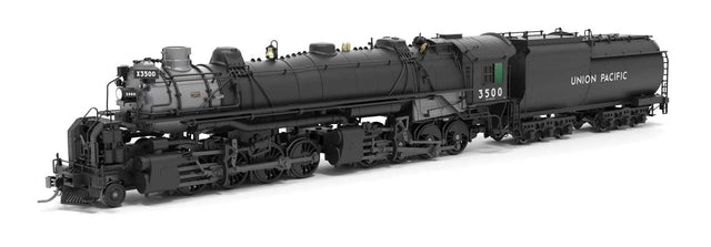 Class SA-C-2 2-8-8-0 Bullmoose - Post-1944 - Standard DC - Stealth -- Union Pacific #3514 (black, graphite)-1