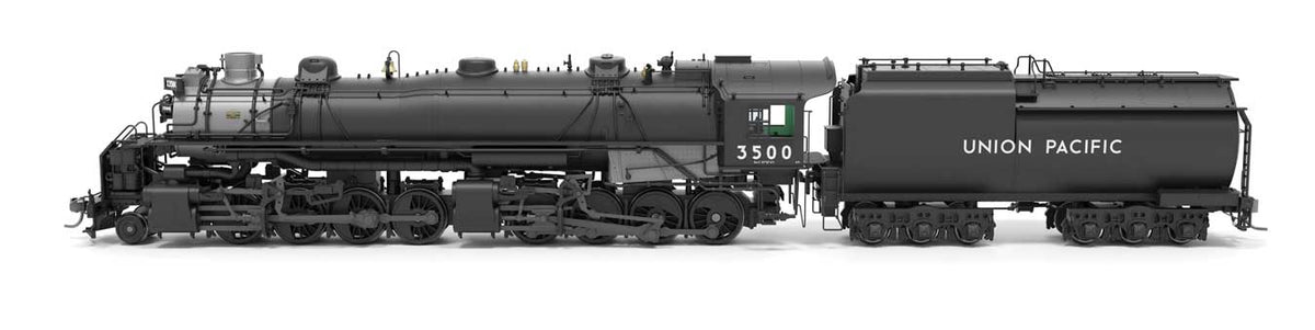 Class SA-C-2 2-8-8-0 Bullmoose - Post-1944 - Standard DC - Stealth -- Union Pacific #3514 (black, graphite)-2
