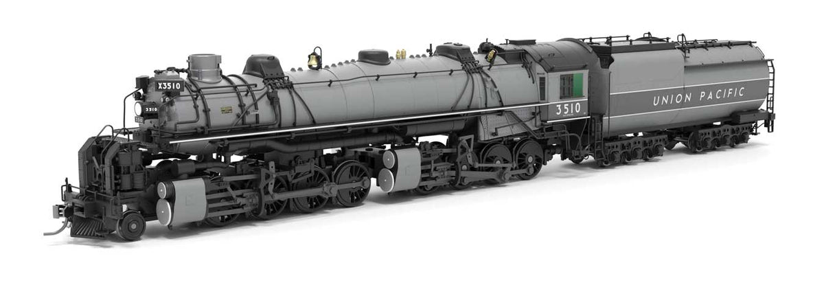 Class SA-C-2 2-8-8-0 Bullmoose - Post-1944 - Standard DC - Stealth -- Union Pacific #3510 (Fantasy Scheme, 2-Tone Gray)-1