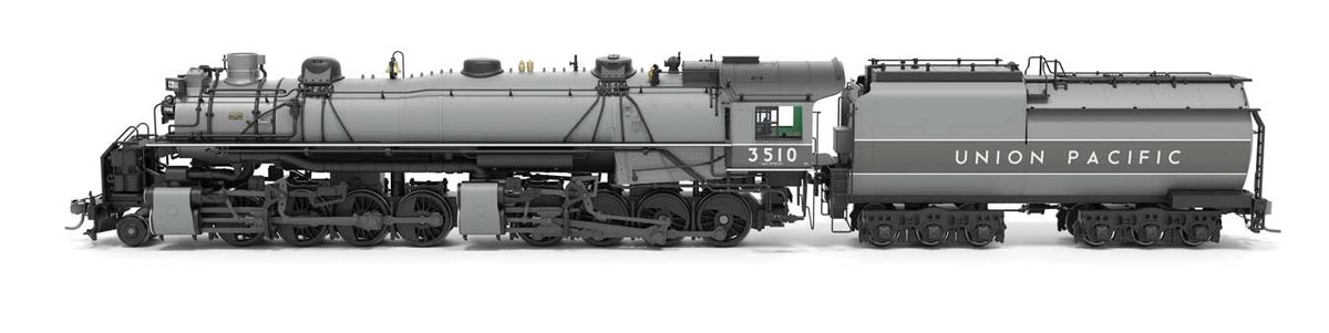 Class SA-C-2 2-8-8-0 Bullmoose - Post-1944 - Standard DC - Stealth -- Union Pacific #3510 (Fantasy Scheme, 2-Tone Gray)-2