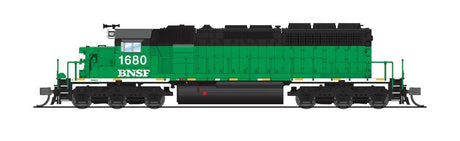 EMD SD40-2 Low Nose - Sound and DCC - Paragon4 -- BNSF Railway #1686 (Ex-BN Cascade Green, black, white)-1