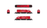 EMD SD40-2 Low Nose - Standard DC - Stealth -- Canadian Pacific #6610 (red, white, Golden Beaver Logo)-2