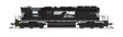 EMD SD40-2 Low Nose - Standard DC - Stealth -- Norfolk Southern #1633 (black, white, Horse Head Logo)-1