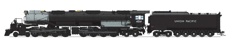 4-8-8-4 Big Boy, Big Boy Tour Appearance, Oil Tender - Sound and DCC - Parag -- Union Pacific #4014 (black, graphite)
