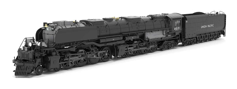 4-8-8-4 Big Boy, Smoke Deflectors, Coal Tender - Standard DC - Stealth -- Union Pacific #4019 (black, graphite)