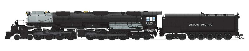 4-8-8-4 Big Boy 1944 Wilson Aftercooler, 25-C-400 Tendr - Standard DC - Stea -- Union Pacific #4023 (black, graphite)