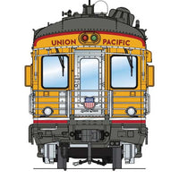 Business Car Observation UP #101 - Ready to Run -- Union Pacific #101 Lone Star (2001-2017 Armour Yellow, gray, red, UP Drumhea