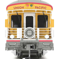 Business Car Observation UP #101 - Ready to Run -- Union Pacific #101 "Lincoln" (Armour Yellow, gray, red; Big Boy Tour Drumhead)