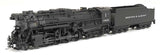Class A1a Lima 2-8-4 Berkshire - Sound and DCC - Paragon4 Hybrid -- Boston & Albany #1405 (Post 1946, black, graphite)-1