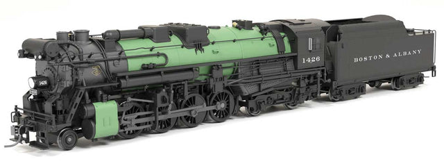 Class A1b Lima 2-8-4 Berkshire - Standard DC - Stealth Hybrid -- Boston & Albany #1426 (1930s, green, black, graphite)-1