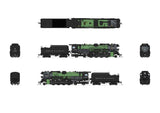 Class A1b Lima 2-8-4 Berkshire - Standard DC - Stealth Hybrid -- Boston & Albany #1426 (1930s, green, black, graphite)-2