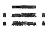 Class A1b Lima 2-8-4 Berkshire - Standard DC - Stealth Hybrid -- Boston & Albany #1434 (Early 1940s, black, graphite)-2