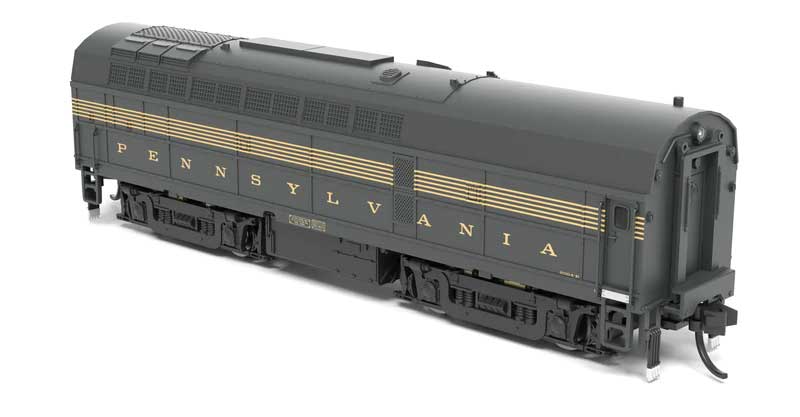 Baldwin BF16 Sharknose Powered A-Unpowered B Set - Sound and DCC - Paragon4 -- Pennsylvania Railroad #2004A, 2004B (Brunswick Green, 5-Stripe)-4