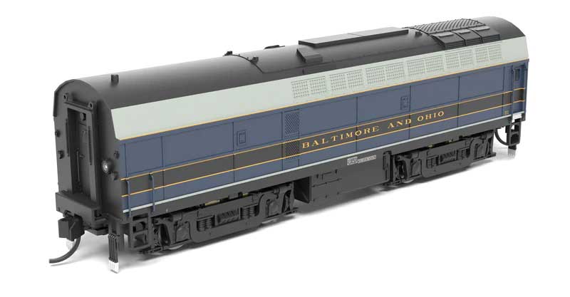 Baldwin RF16B Sharknose - Standard DC - Stealth -- Baltimore & Ohio #857X (blue, gray, black)-1