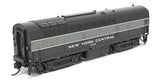 Baldwin RF16 Sharknose Powered A-Unpowered B Set - Standard DC - Stealth -- New York Central #3804, 3706 (Lightning Stripe, black, gray)-4