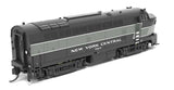 Baldwin RF16A Sharknose - Standard DC - Stealth -- New York Central #3810 (Lightning Stripe, black, gray)-2