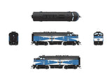 EMD F3A - Standard DC - Stealth -- Boston & Maine #4228A (McGinnis, blue, white, black)-2