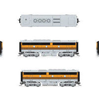 EMD F3 A-Unpowered B Set - Sound and DCC - Paragon4(TM) -- Denver & Rio Grande Western #5521, 5522 (Prospector Scheme, Aspen Gold, silv