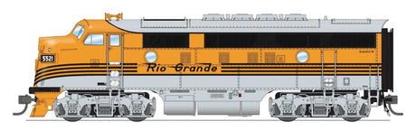 EMD F3A - Sound and DCC - Paragon4(TM) -- Denver & Rio Grande Western #5524 (Prospector Scheme, Aspen Gold, silver)-1