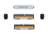 EMD F3B - Standard DC - Stealth -- Denver & Rio Grande Western #5523 (Prospector Scheme, Aspen Gold, silver)-2