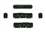 EMD F3 A-Unpowered B Set - Sound and DCC - Paragon4(TM) -- Pennsylvania Railroad #9510A, 9510B (Single Stripe, Brunswick Green)-4
