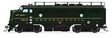 EMD F3A - Sound and DCC - Paragon4(TM) -- Pannsylvania Railroad #9517A (Single Stripe, Brunswick Green)-1