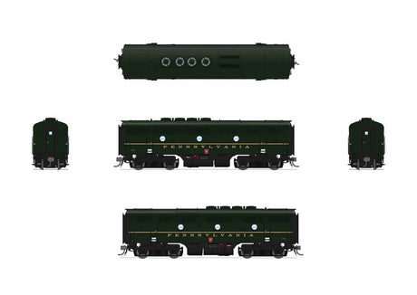 EMD F3B - Sound and DCC - Paragon4(TM) -- Pannsylvania Railroad #9513B (Single Stripe, Brunswick Green)-2