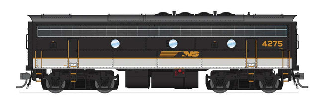 EMD F7B - Sound and DCC - Paragon4(TM) -- Norfolk Southern #4276 (Tuxedo, black, white, gold)-1