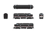 EMD F7A - Standard DC - Stealth -- Reading & Northern #270 (2020s Excursion Scheme, black, white, red)-2