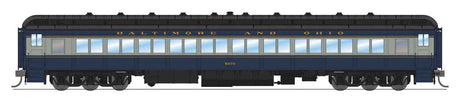 Heavyweight 5-Car Combine, 3 P70 Coach, Business Car Set - Ready to Run -- Baltimore & Ohio (blue, gray, black)-2