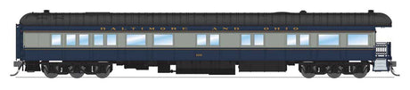 Heavyweight 5-Car Combine, 3 P70 Coach, Business Car Set - Ready to Run -- Baltimore & Ohio (blue, gray, black)-3