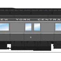Heavyweight 5-Car Combine, 3 P70 Coach, Business Car Set - Ready to Run -- New York Central (2-Tone Gray)