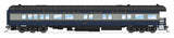 Heavyweight Business Car Observation - Ready to Run -- Baltimore & Ohio #100 (blue, gray, black)-1