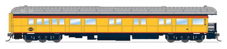 Heavyweight Business Car Observation - Ready to Run -- Chessie Steam Special #18 (yellow, blue, vermillion, silver)-1