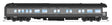 Heavyweight Business Car Observation - Ready to Run -- New York Central #3 (2-Tone Gray)-1