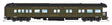 Heavyweight Business Car Observation - Ready to Run -- Philadelphia & Reading #10 (Pullman Green, gold, black)-1