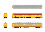 80' PRR P70 Coach - Ready to Run -- Chessie Steam Special (yellow, blue, vermillion, silver)-2