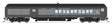 Heavyweight Coach-Baggage-Combine - Ready to Run -- New York Central #254 (2-Tone Gray)-1