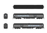 Heavyweight Coach-Baggage-Combine - Ready to Run -- New York Central #254 (2-Tone Gray)-2
