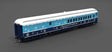 Heavyweight Coach-Baggage-Combine - Ready to Run -- Christmas (blue, white)