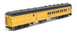 Heavyweight Coach-Baggage-Combine - Ready to Run -- Pennsylvania Railroad #492048 (MOW yellow, black)