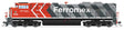 EMD SD70ACe - Sound, DCC and Smoke - Paragon4(TM) -- Ferromex #4068 (2020s Stripe Scheme, gray, red, white)-1
