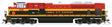 EMD SD70ACe - Standard DC - Stealth Series -- Kansas City Southern #4149 (red, yellow, black)-1