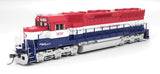 EMD SD45 - Standard DC - Paragon4(TM) -- Erie Lackawanna #3632 (Bicentennial, red, white, blue)-1