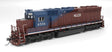 EMD SD45 - Standard DC - Paragon4(TM) -- Helm Leasing HLCX #6513 (maroon, blue)-1